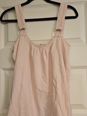 Women’s Light Pink Ring-Detail Tank Top PROJECT E VINTAGE 💖